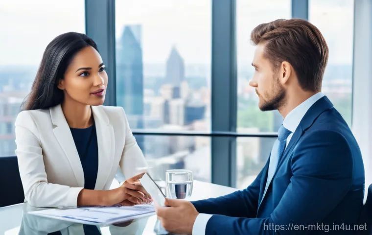 마케팅관리사 연봉 협상 노하우 - **Prompt 1: Data-Driven Market Value Research**
    "A confident and focused young professional, per...